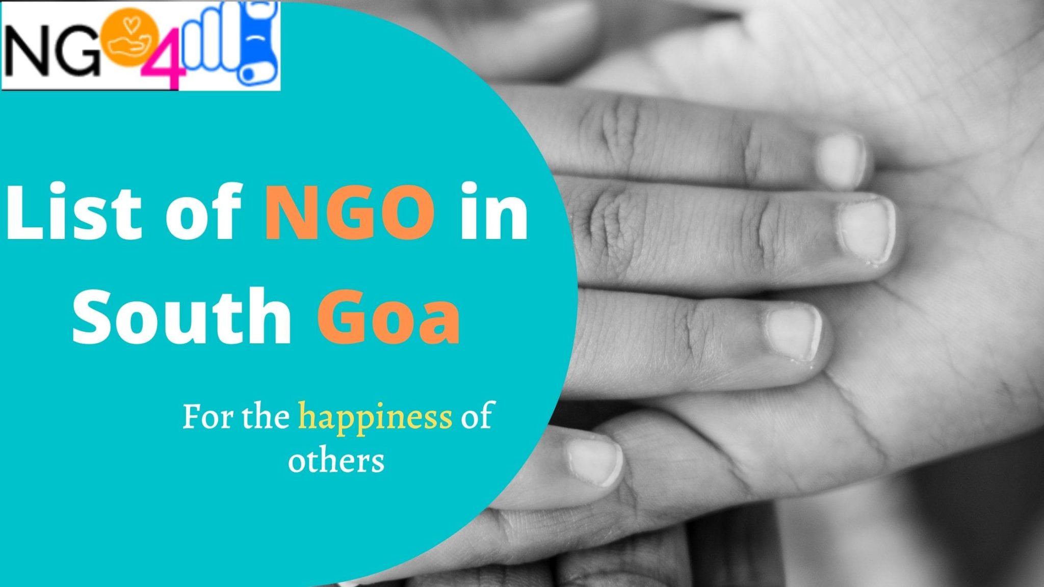 List Of NGOs In South Goa, Goa For The Happiness Of Others