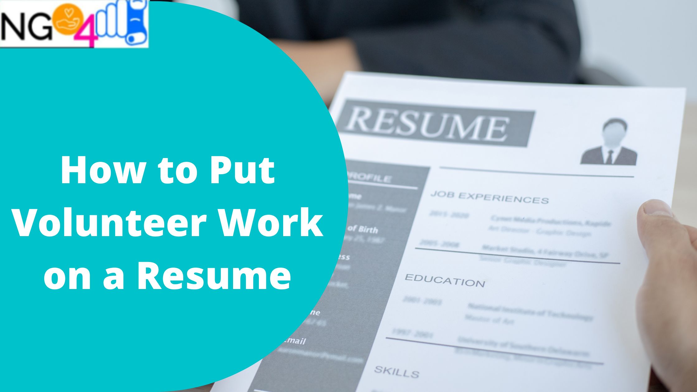 List Volunteer Work on a Resume