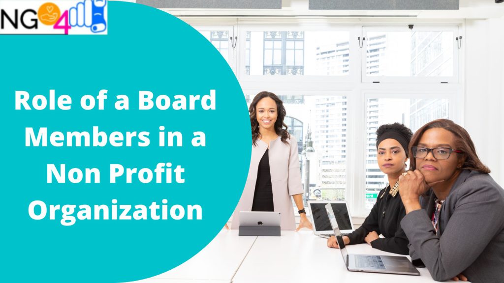 roles of board members in a non profit organization